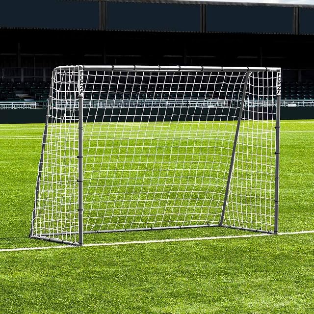 FORZA Steel42 Football Goals [4 Sizes] - Premium Kids Football Steel Goals | Football Goals For The Garden With Football Net | Football Training Equipment