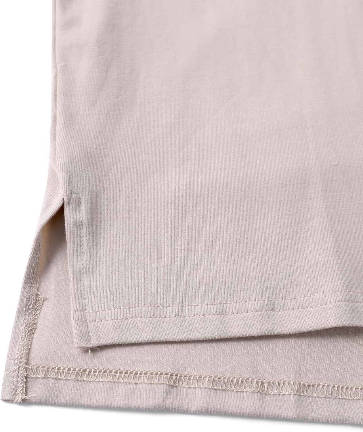 Remidoo Women's Color Block Oversized Crop Top Short Sleeve High Low Cropped Tee - Image 6