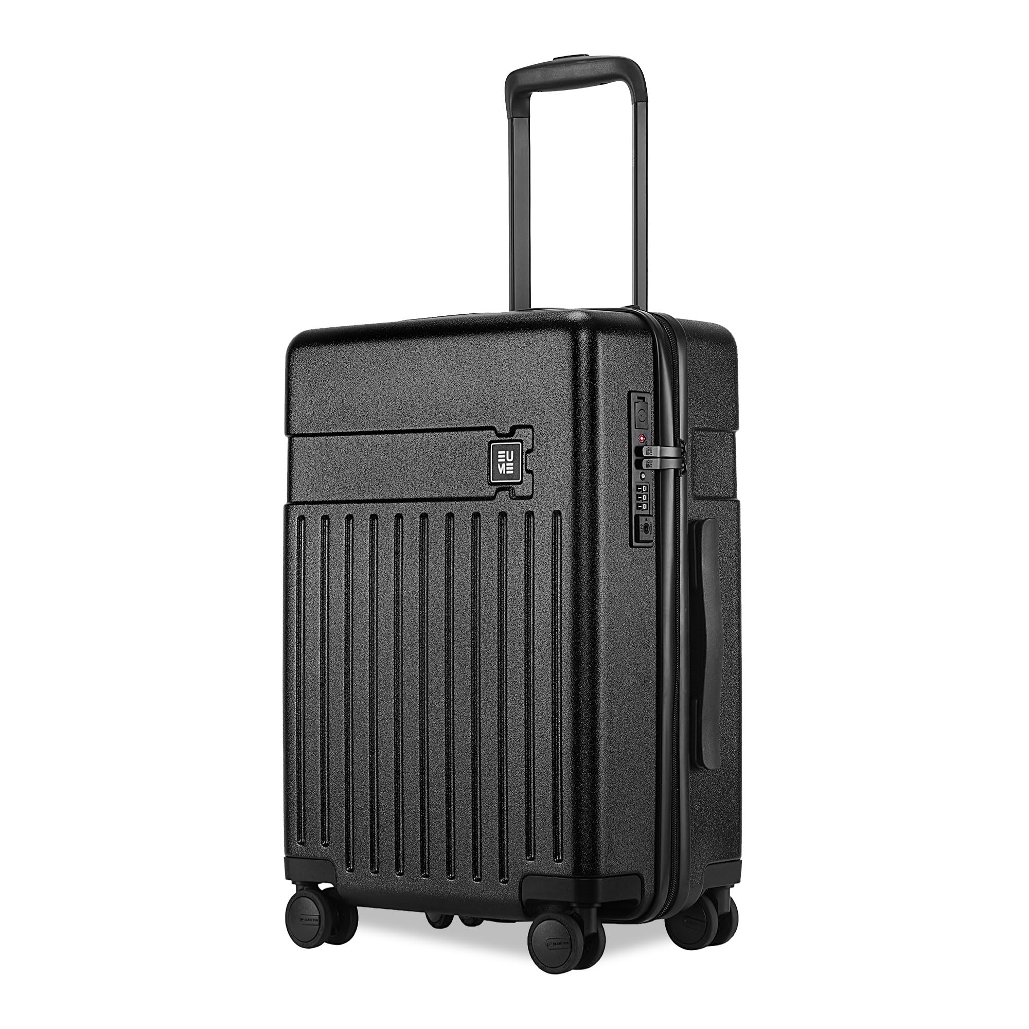 Classic Cabin 55 Cm Trolley Bag Small Size for Travel, Charcoal Black| Polycarbonate (PC) 8 Hinomoto Wheels Suitcase | Small Trolley Bag for Luggage-image-24