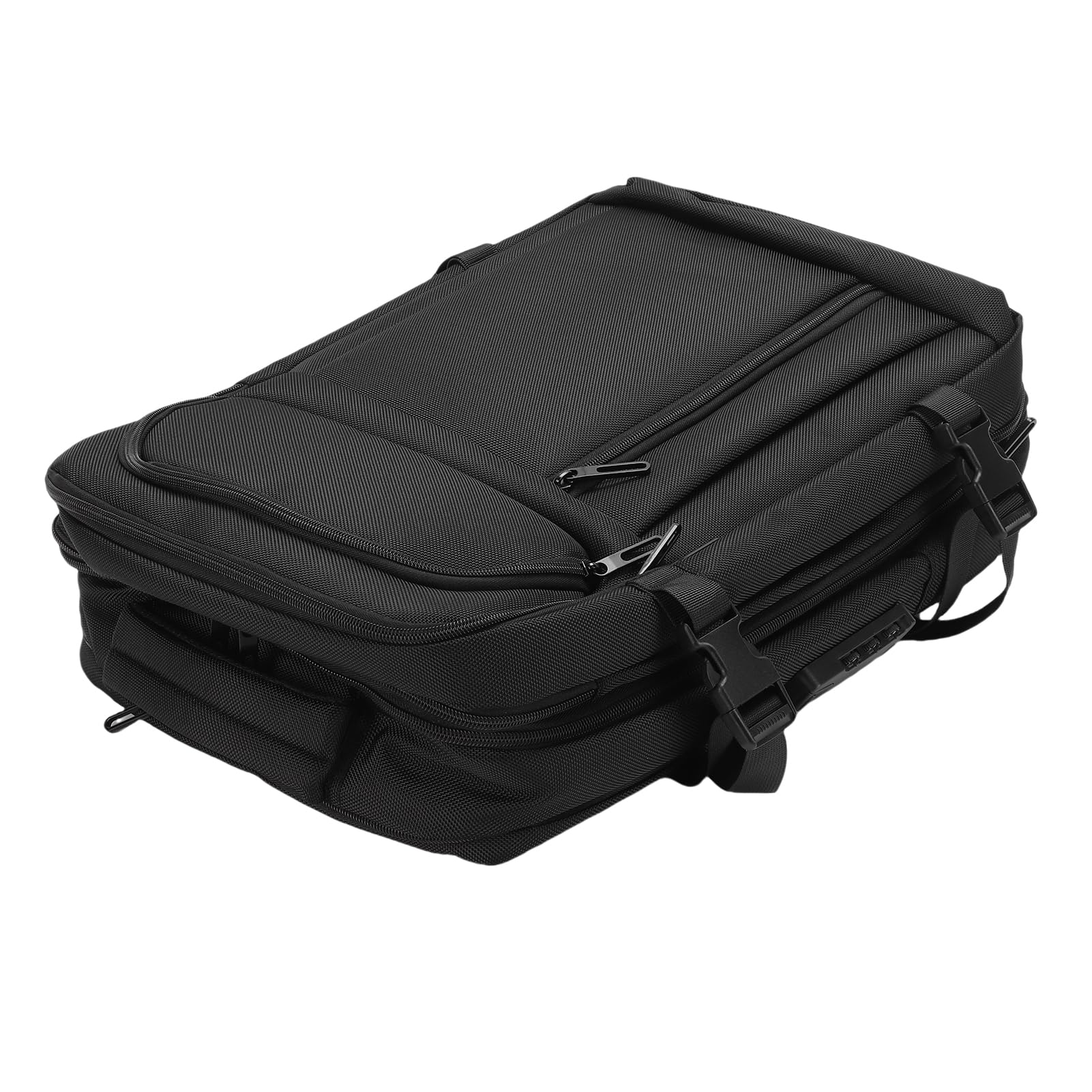 Zaino a Compressione Sottovuoto Convertibile con Cinghia per Bagagli, Lucchetto a Combinazione e Scomparto per Laptop da 15,6 Pollici, Viaggiatori, Blu