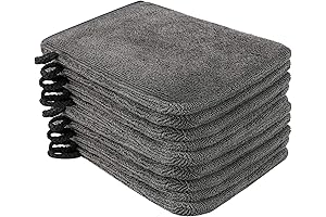 PHOGARY Microfiber Body Wash Mitts for Spa-Like Bathing