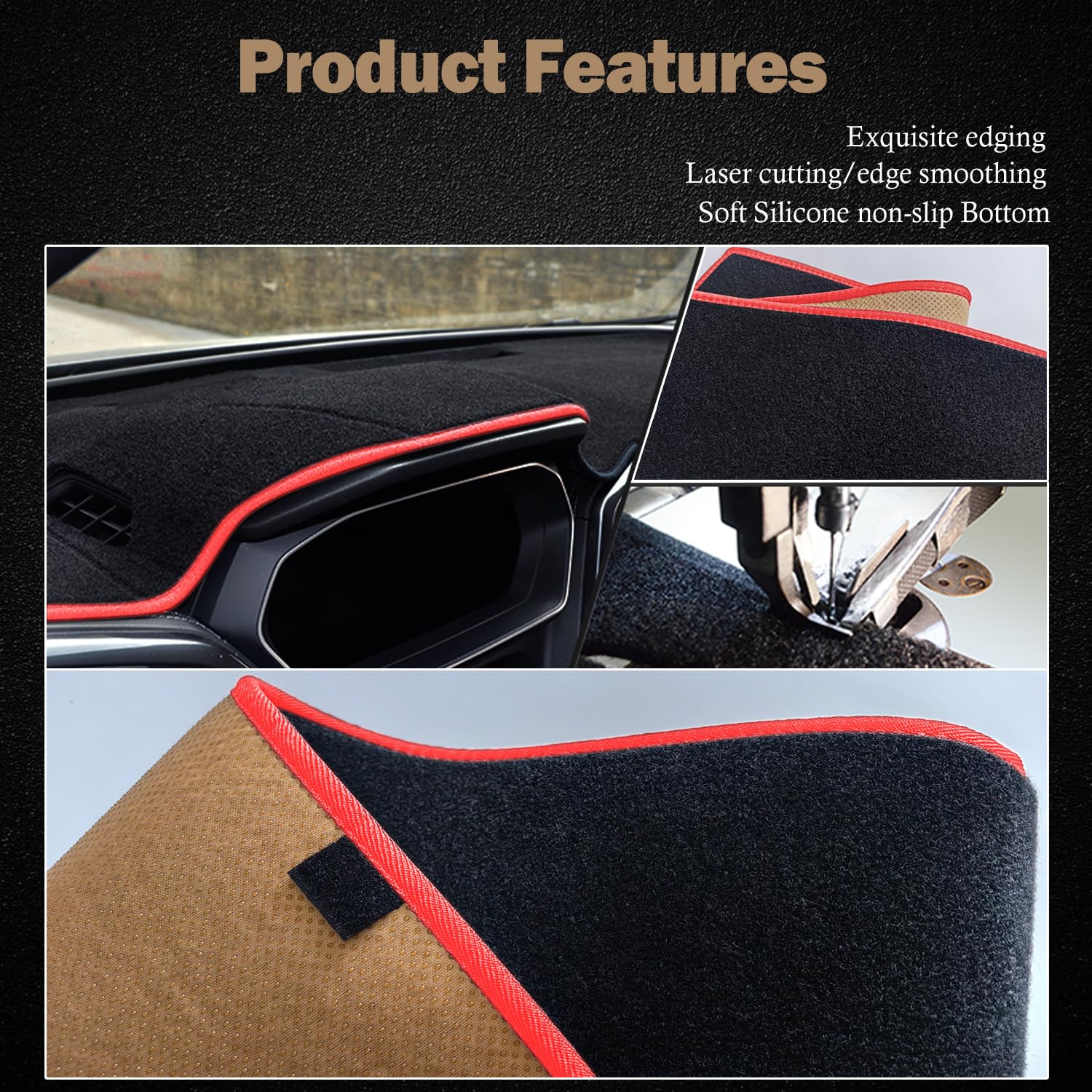 Car Dashboard Cover For Toyota Corolla E210 12th 2019 2020 2021 2022 2023 2024 Dash Mat Anti-UV Carpets Car Accessories - 34 - View #5