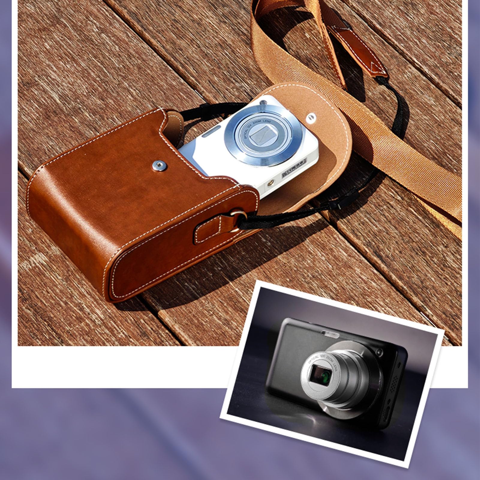 Jectse Fotocamera Digitale 4K per Fotografia, Fotocamera da Vlogging Automatica da 64 MP, Fotocamera da Viaggio con Zoom Ottico 10x con Flash per Adolescenti Fotografici, Anti Shake (WHITE)