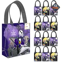 Nightmare Before Christmas Party Favor Bags for Kids 12 Pack Bundle
