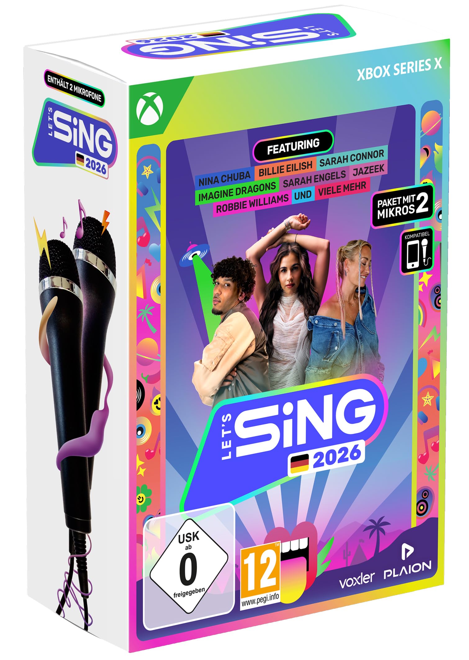 Let's Sing 2026 German Version [+ 2 Mics] (Xbox Series X)