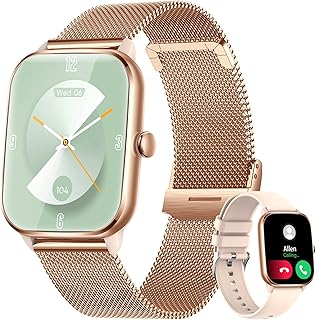 Smart Watch For Women Call Dial 1.9" HD Touch Screen Fitness Tracker With Heart Rate Monitor Sleep Tracker Smartwatch Step Counter Pedometer Stopwatch Activity Tracker For IOS Android Samsung