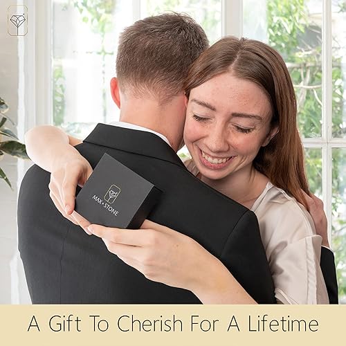 Miniatura 6 de Aretes de aro de plata de ley 925 con gemas para mujer Aretes de piedra de nacimiento redonda simulada para mujer con postes con bisagra Aretes de