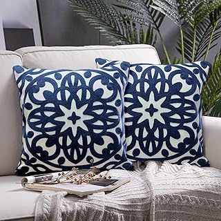 Alysheer Embroidered Decorative Throw Pillow Covers 18