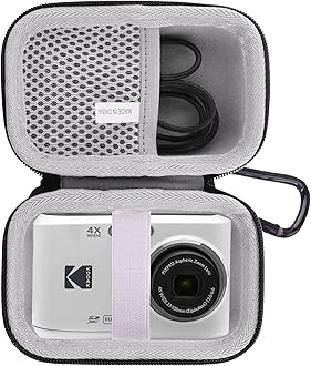 JINMEI Hard EVA Carrying Case Compatible with KODAK PIXPRO C1/KODAK FZ55/FZ45/FZ43 Digital Camera Protection case. (grey)