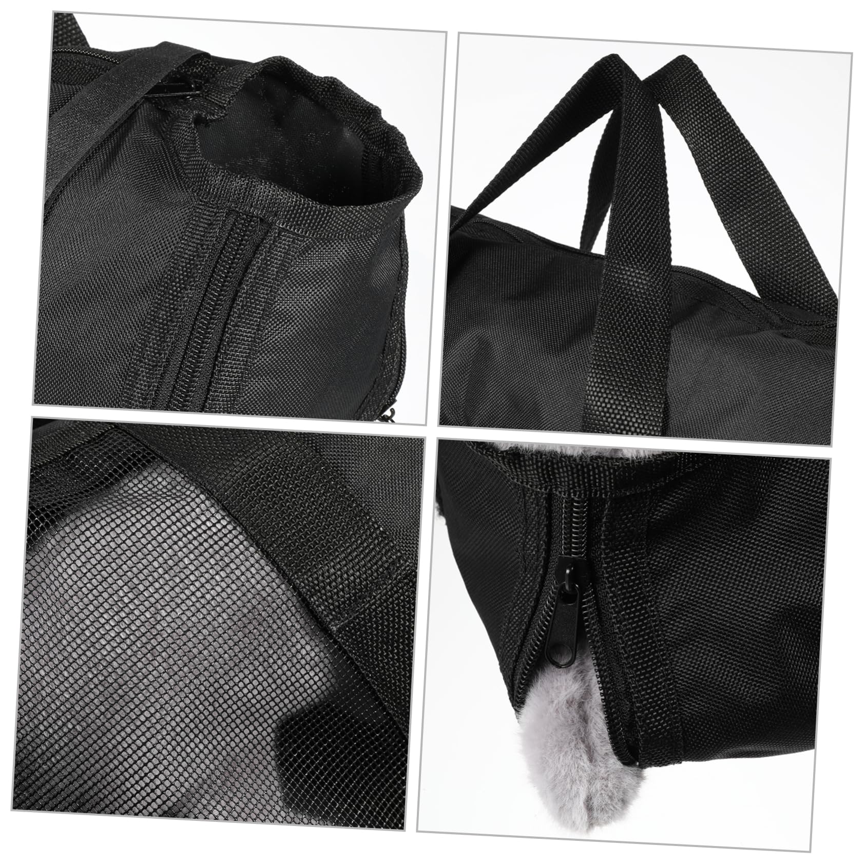 Toddmomy Cat Bag for Nail Trimming and Bathing Mesh Oxford Fabric Pet Holder for Grooming Versatile Use for Travel and Vet Visits