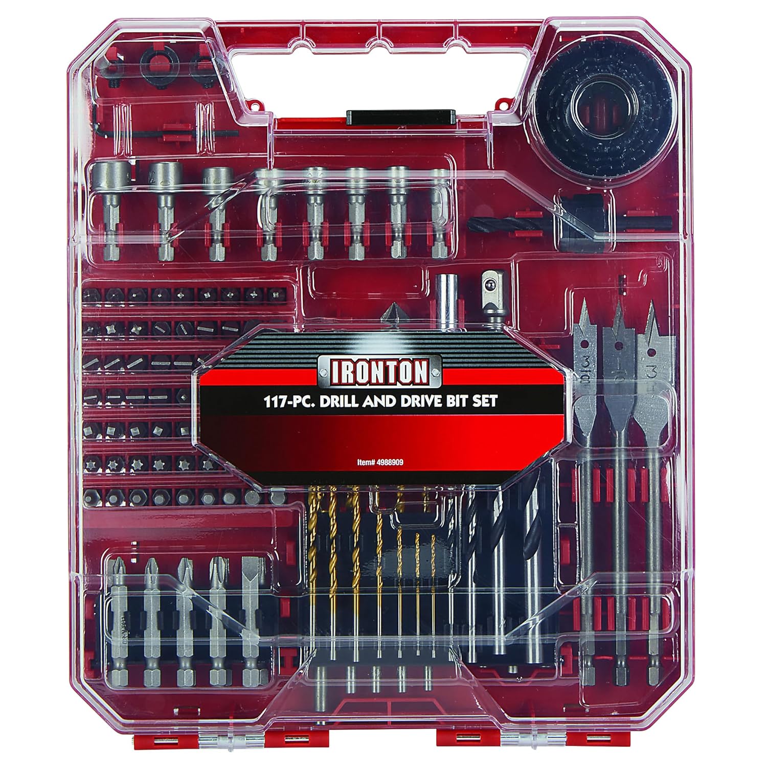 Ironton 117-Pc. Drill and Drive Bit Set