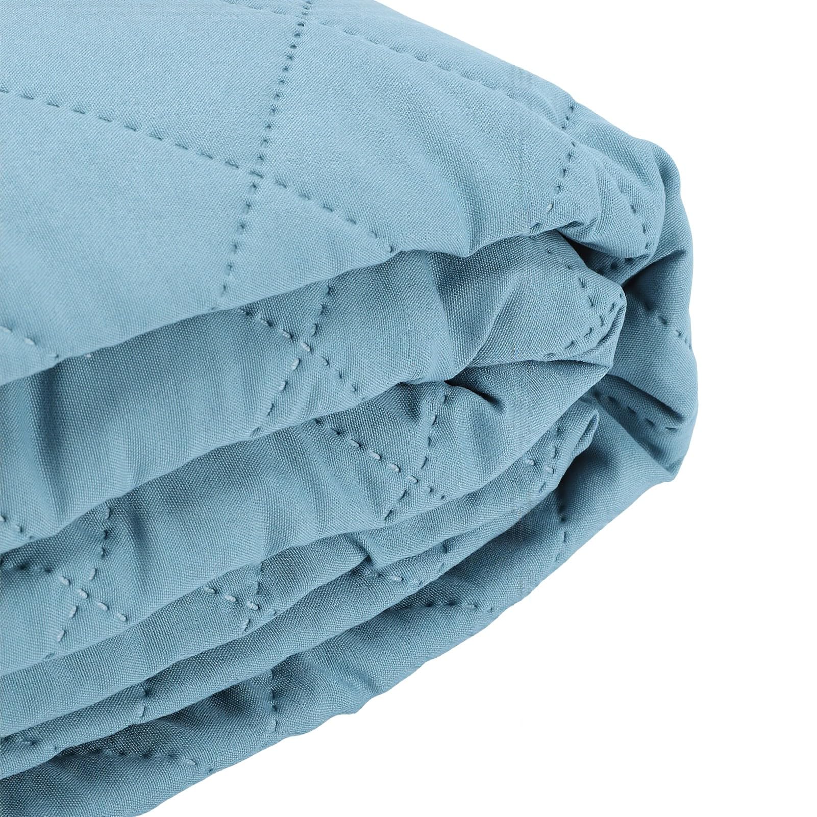 Funda Reversible para Futón, Funda para sofá Cama (Azul grisácea)