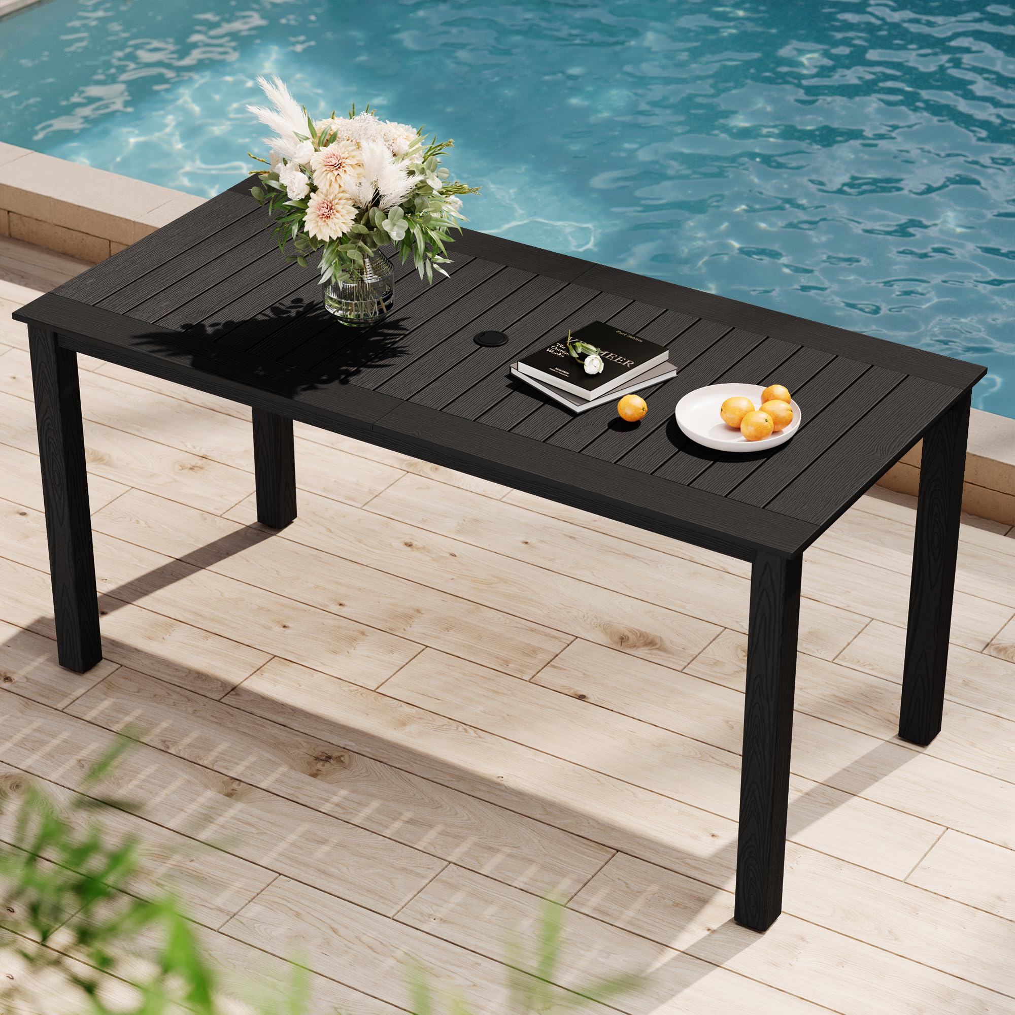 YEFU Aluminum Frame Outdoor Table