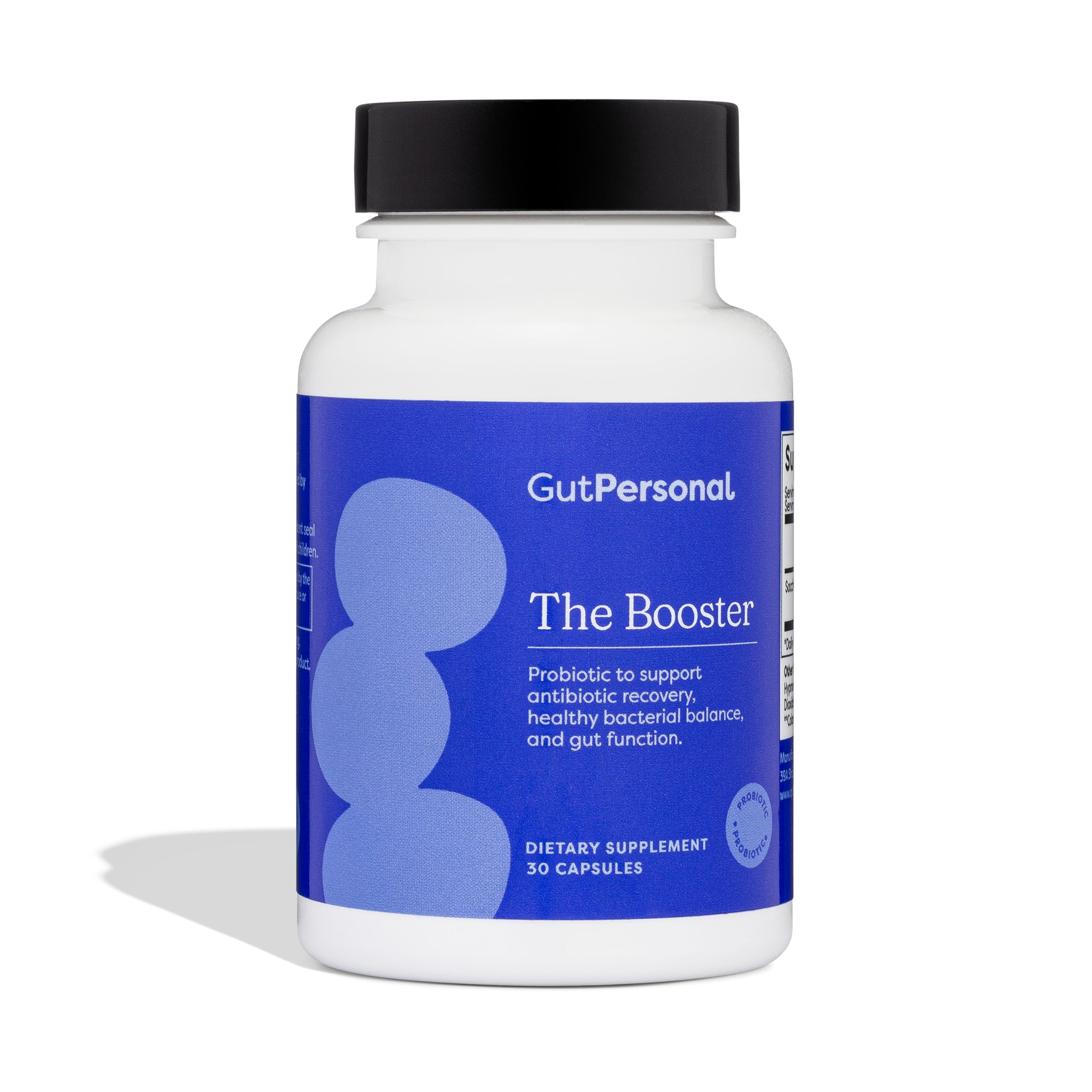 GutPersonal Suplemento probiótico Saccharomyces boulardii 5 bilhões de UFC 30 cápsulas