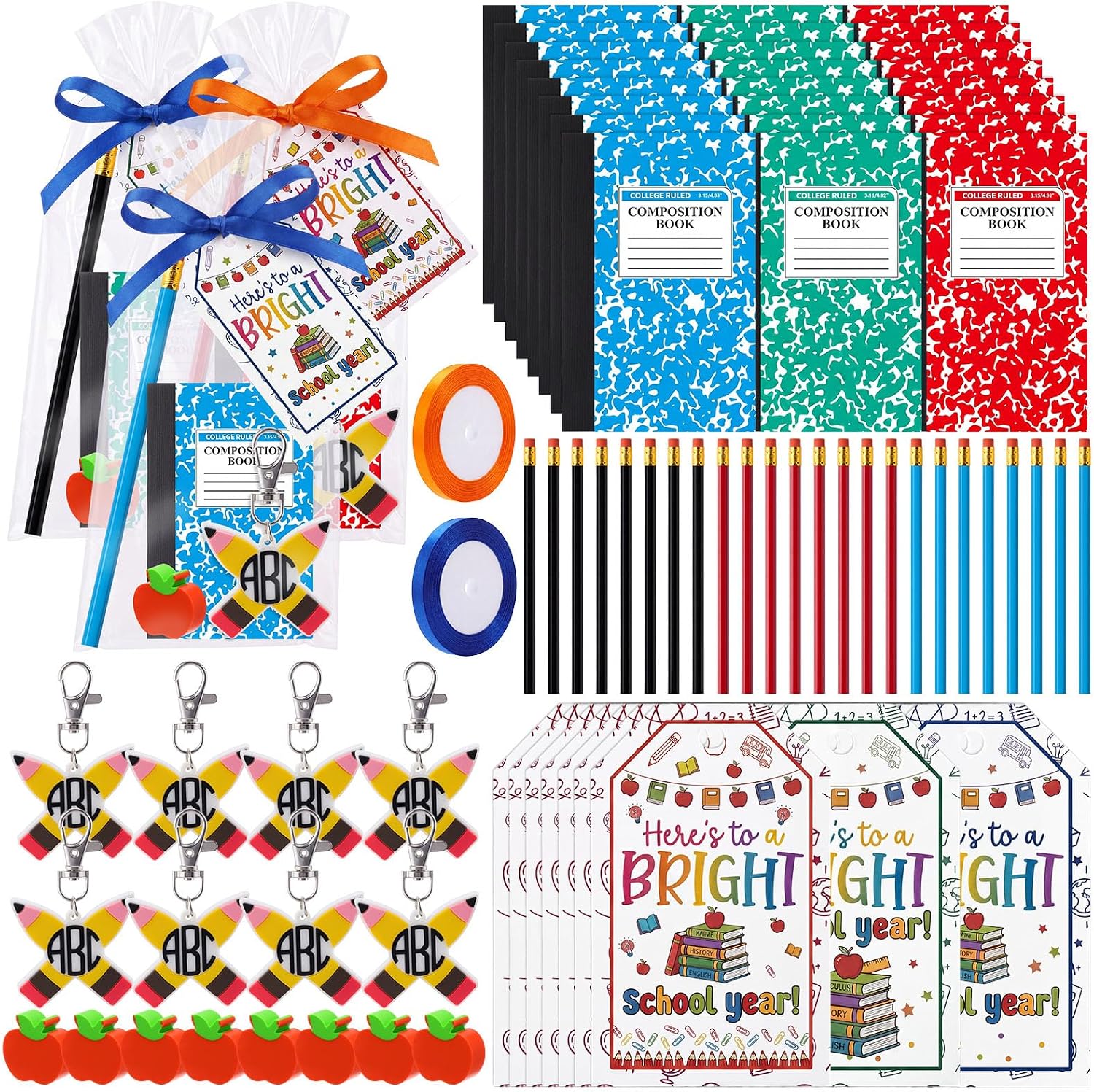 24 Sets Back to School Gifts for Students Stationery Set Bulk