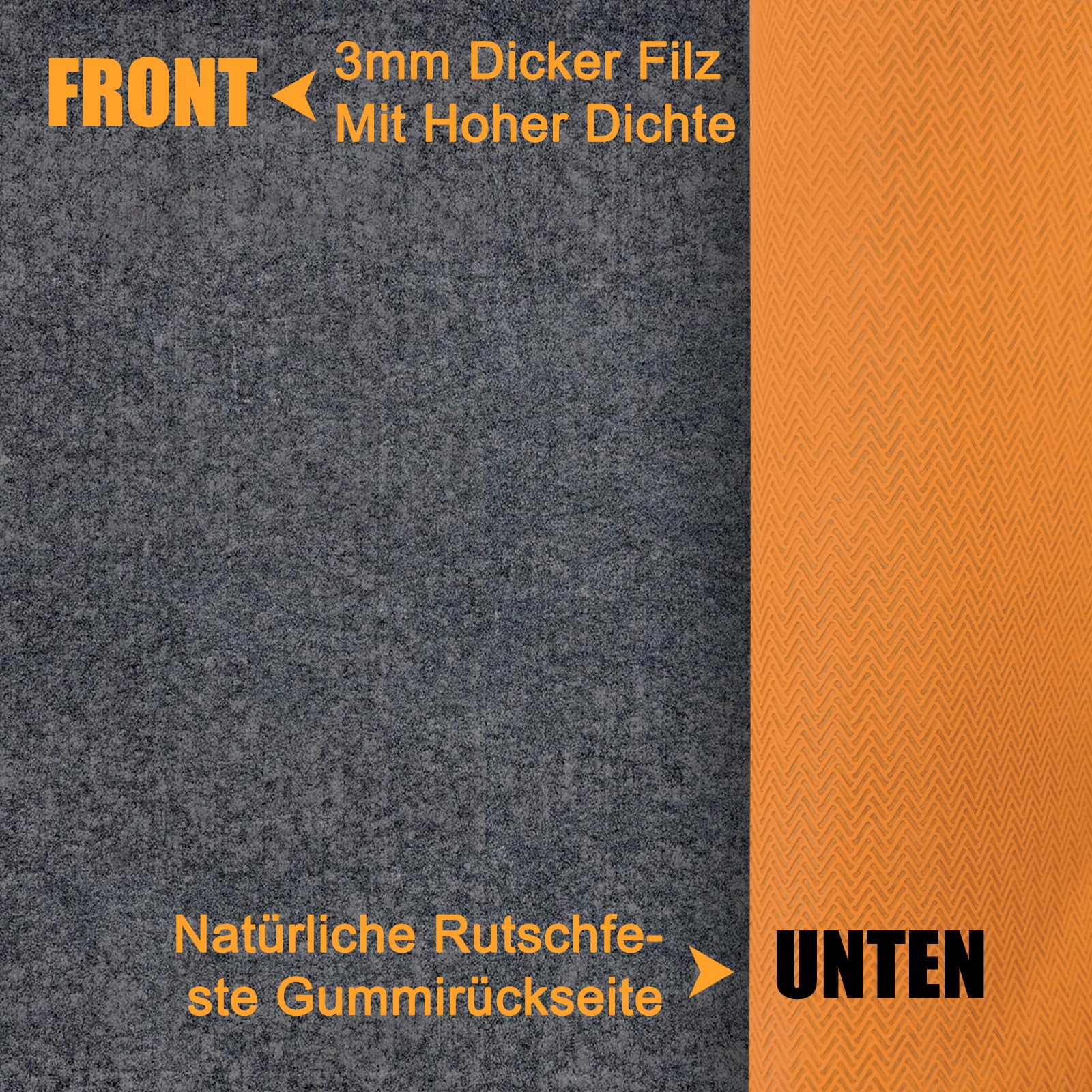 Teppich-Unterlage rutschfest, 160x220cm Zuschneidbare Teppich Antirutschunterlage, für Hartholzböden und Glatter Böden, Halten Sie Teppiche an Ort und Stelle
