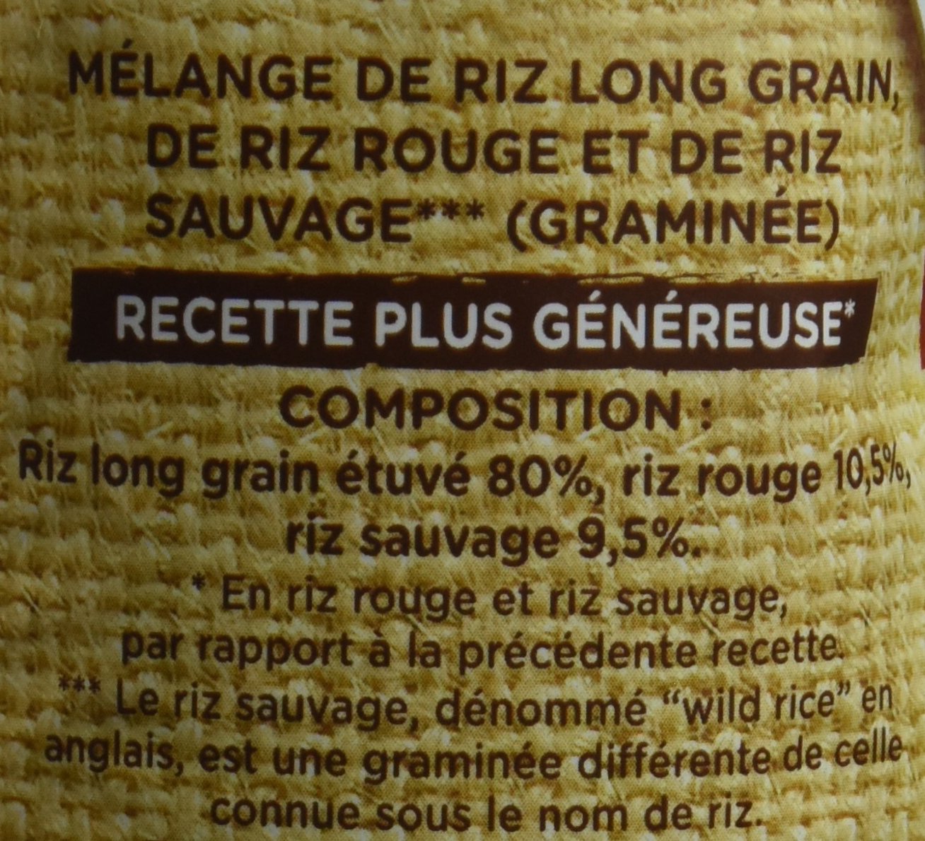 Taureau Ailé Sélection 3 Riz 500 g - Lot de 4