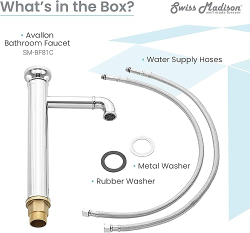 Miniatura 16 de Swiss Madison Well Made Forever SM-BF81C Swiss Madison - Grifo de baño, cromado