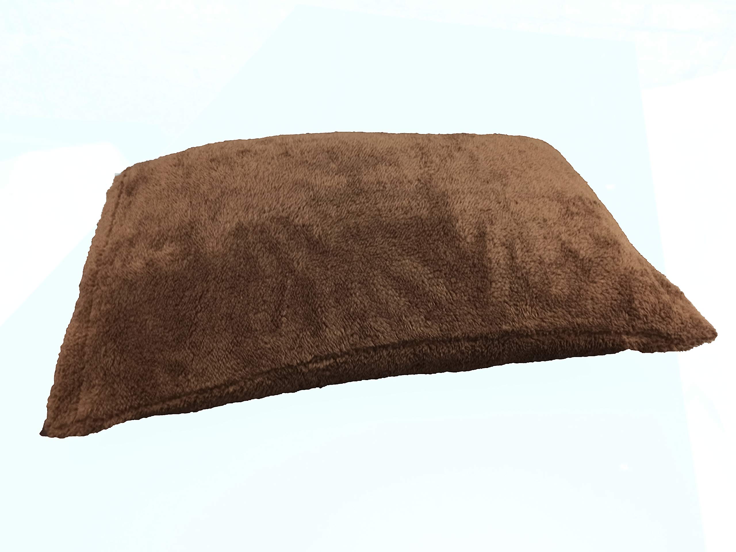 ARLINENS Teddy Bear Warm, Cosy & Soft Pair of pillowcases, Teddy Fur/Sherpa Pair of pillowcases only (Chocolate)