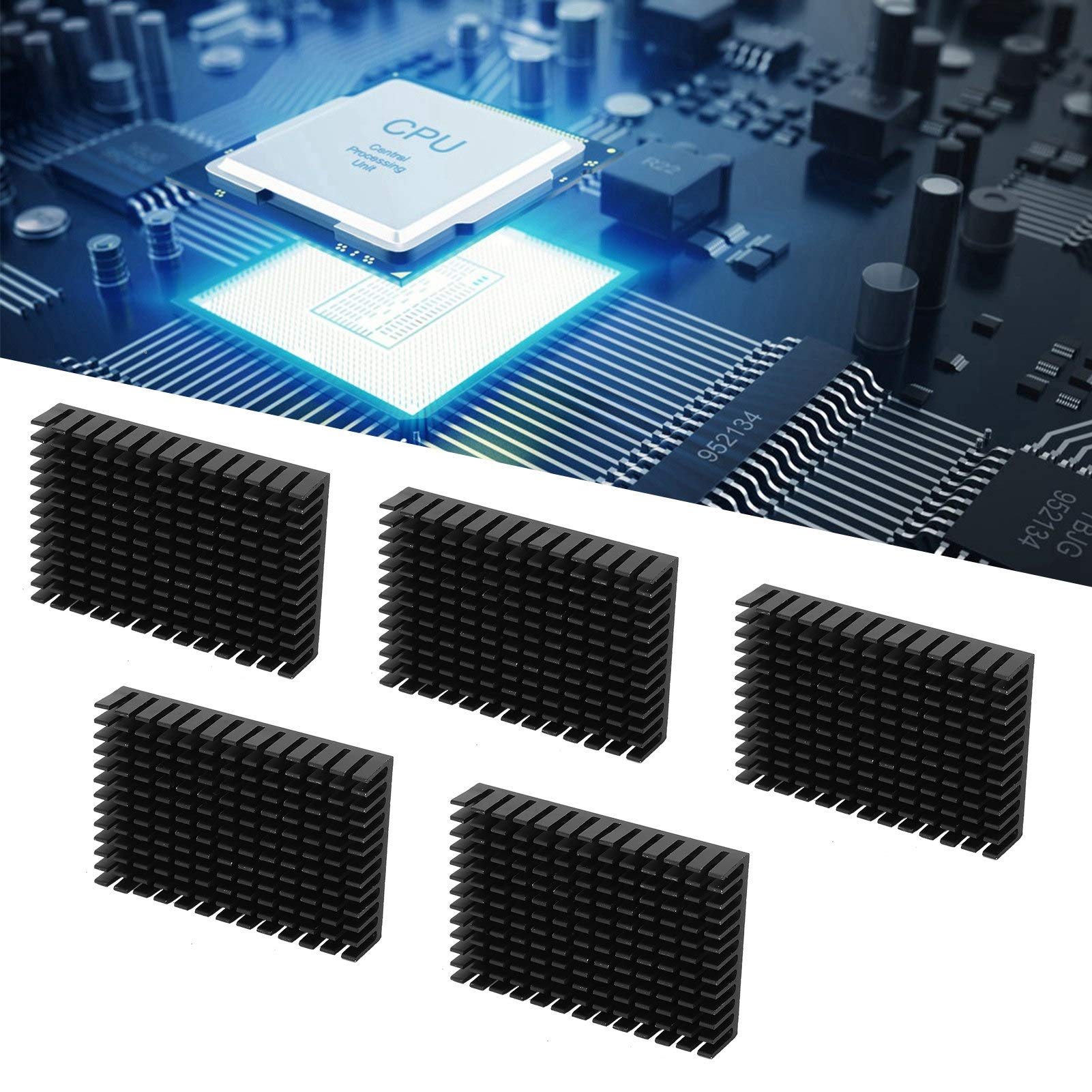 Dissipatore Per SSD M.2 In Alluminio Con Nastro Termico - 2 Pezzi Per Raffreddamento - Foto 4