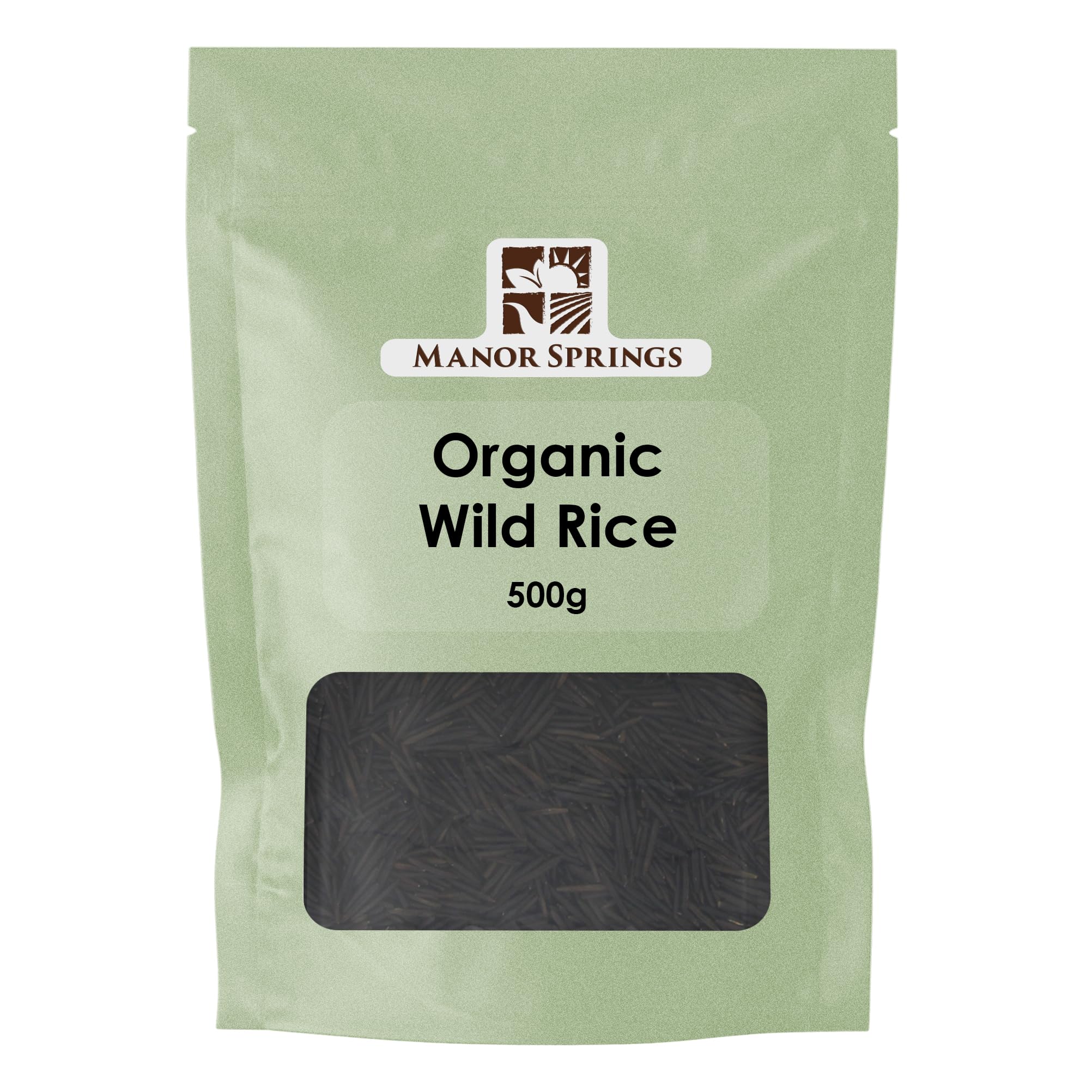 Organic Wild Rice 500g by Manor Springs Organic