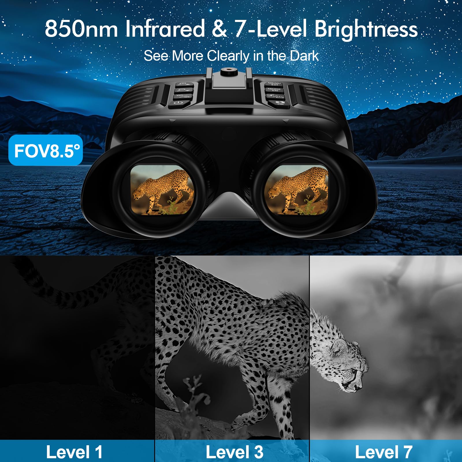 Amazon.com: Night Vision Goggles - lovpo 4K Head-Mounted Night