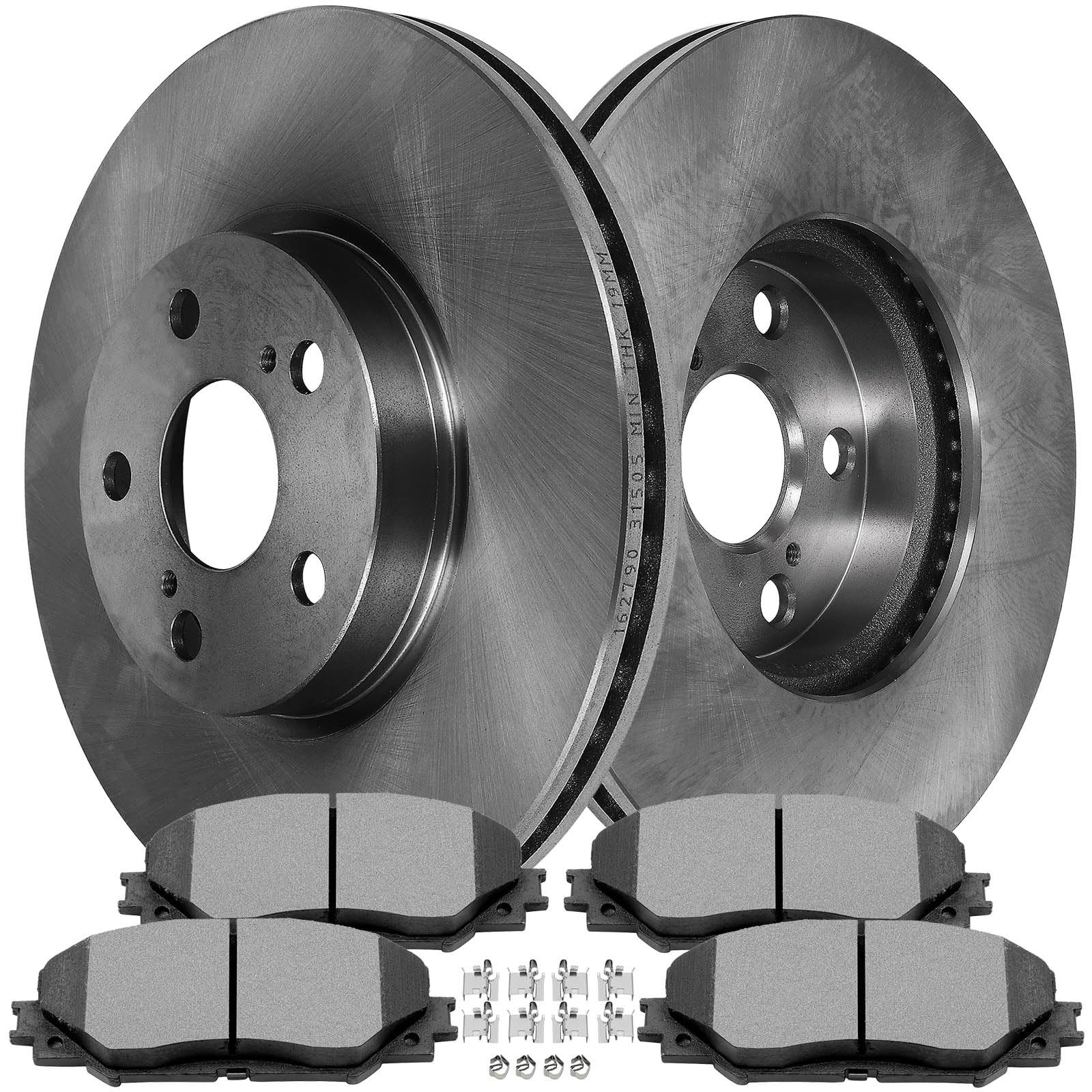 SCITOO Front 10.83" Brake Pads and Rotors Kits Brakes Kit:31505;D1210-8330