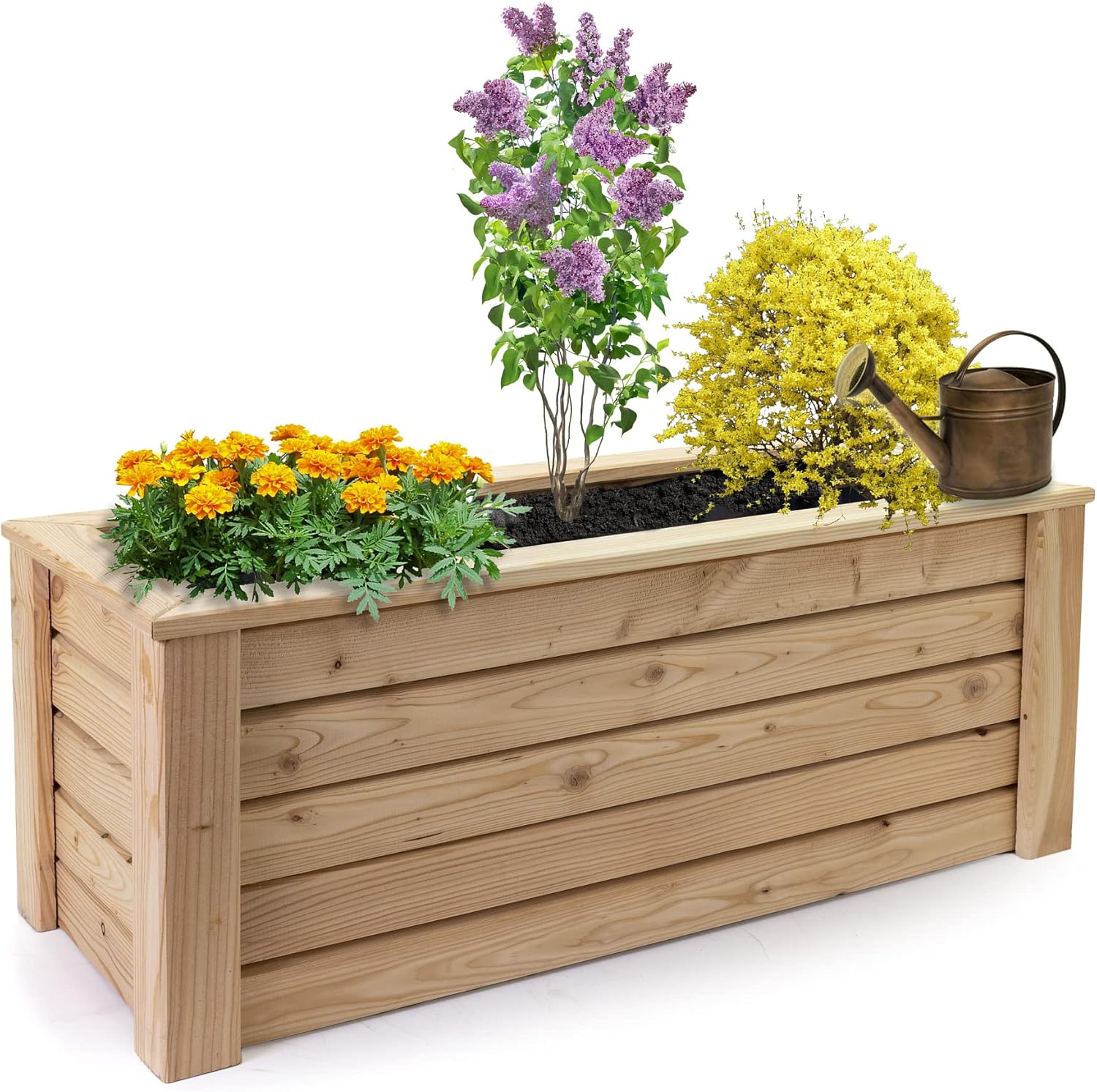 Holzfee Pflanzkasten Lärche Primus 100 x 40 x 40 cm Amazon.de Garten