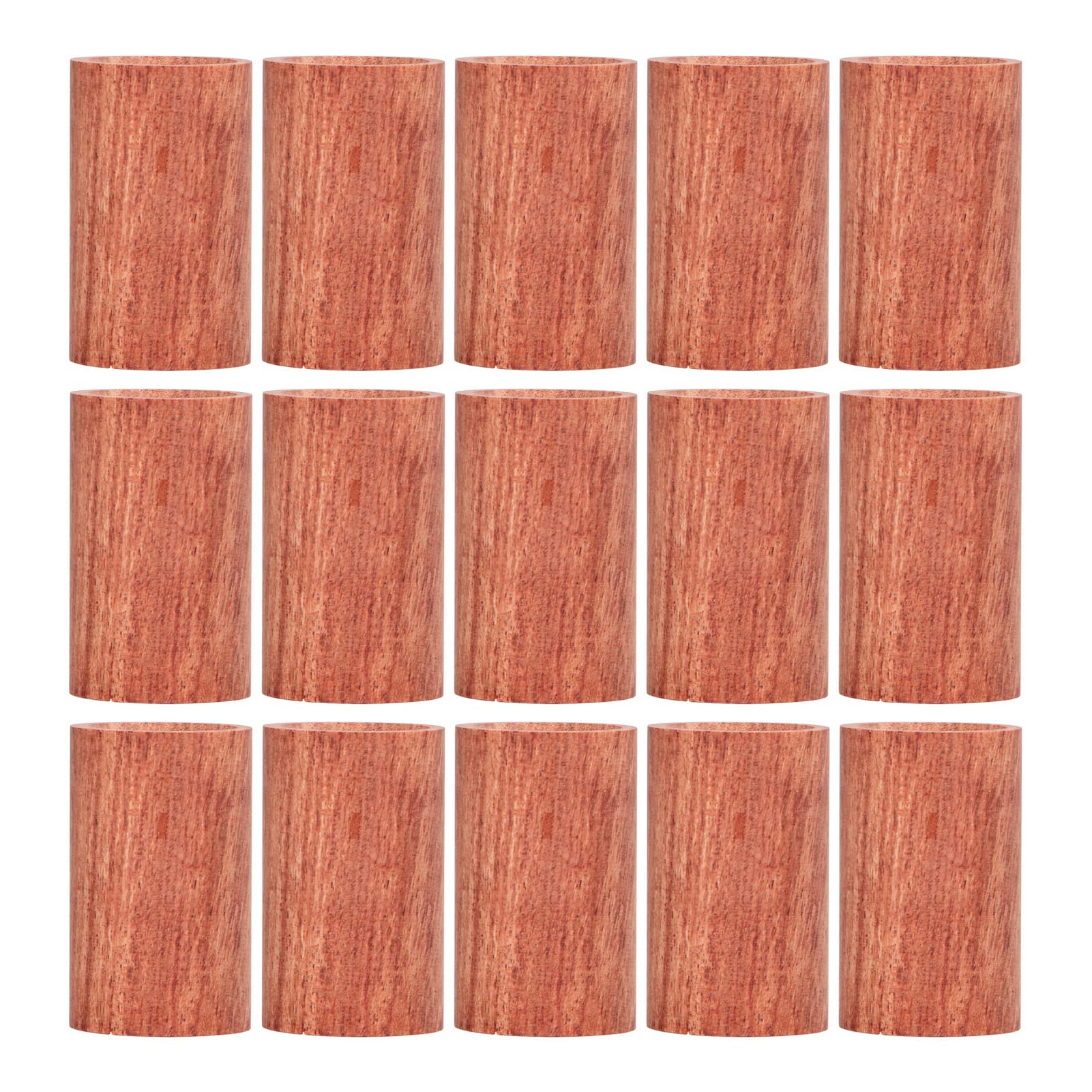 Difusor de aceites Esenciales de Madera, difusor de aromaterapia de Palisandro para Regalo de relajación, Mini Redondo portátil, 15 Uds.