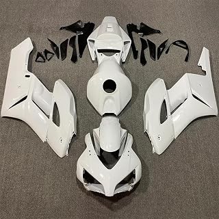DZSMSRTG Carcasa Protectora De Tapa para CBR1000RR 2004 2005 Kits Carenado Motocicleta Kits Cambio Color Carcasa Accesorios Exteriores Cubierta Tanque Combustible(Blanco)