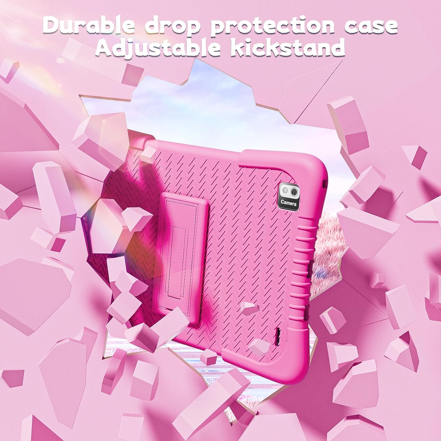 SGIN 10 Inch Tablet, 4GB RAM 128GB ROM, Android 13 Tablet, Octa-Core 2.0Ghz Processor, 1280 * 800 IPS, 2MP+8MP Camera, 6000mAh, GPS, WiFi, Bluetooth (Red) - Image 5