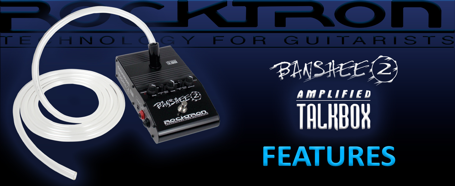 Amazon.com: Rocktron Banshee 2 Talk Box Guitar Effects Pedal
