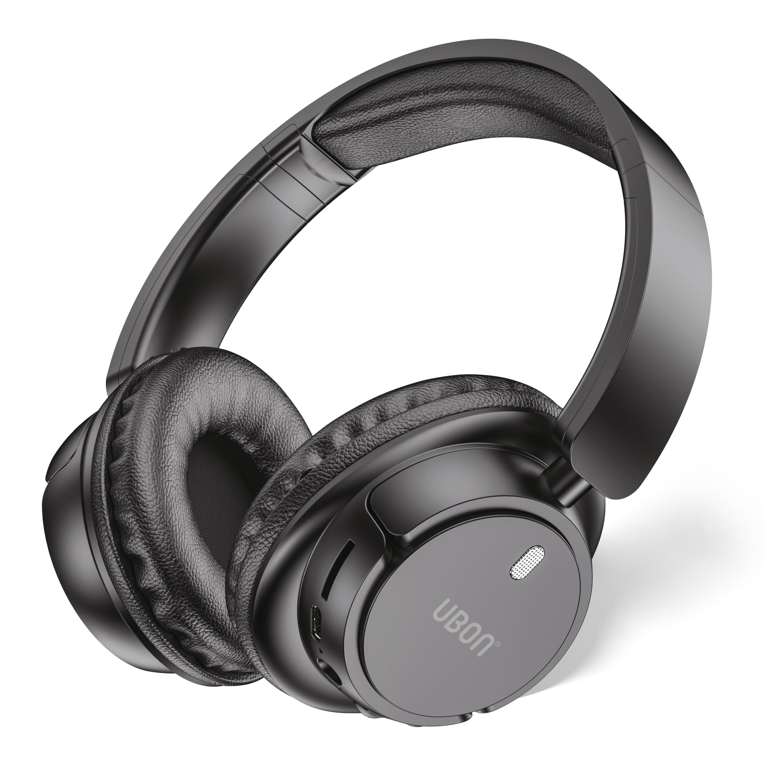UBON HP-705 Beast Bluetooth Headphones with 30 Hrs Playtime | Deep Bass | 40 MM Driver | Soft Cushion | Over The Ear Headphones (Black)-image-12
