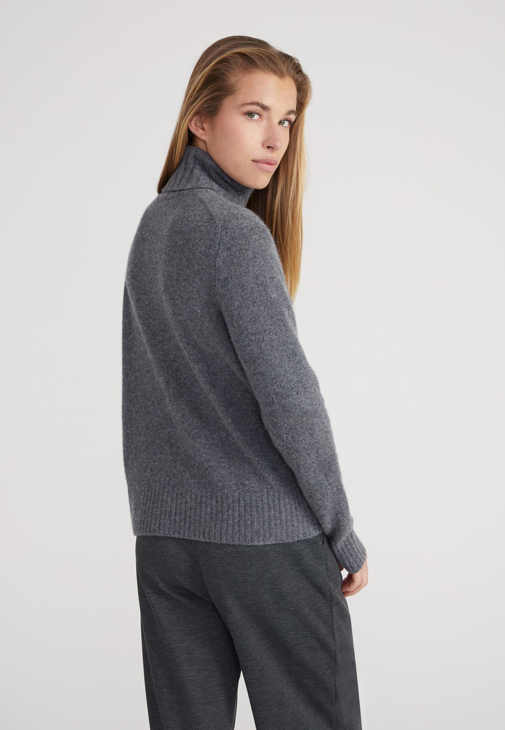 Style & Republic Maglione da donna in 100% cashmere, vestibilità regolare, elegante maglione in cashmere premium per autunno e inverno