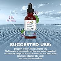 Vista 4 de Drenaje linfático Gotas de apoyo linfático Limpieza linfática orgánica USDA con equinácea y saúco para apoyo inmunológico Defensa antioxidante e