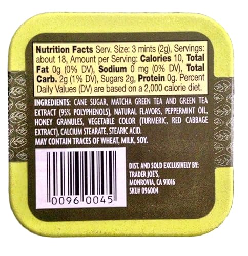 Miniatura 2 de Trader Joes - Mentas con infusión de té verde (paquete de 4)