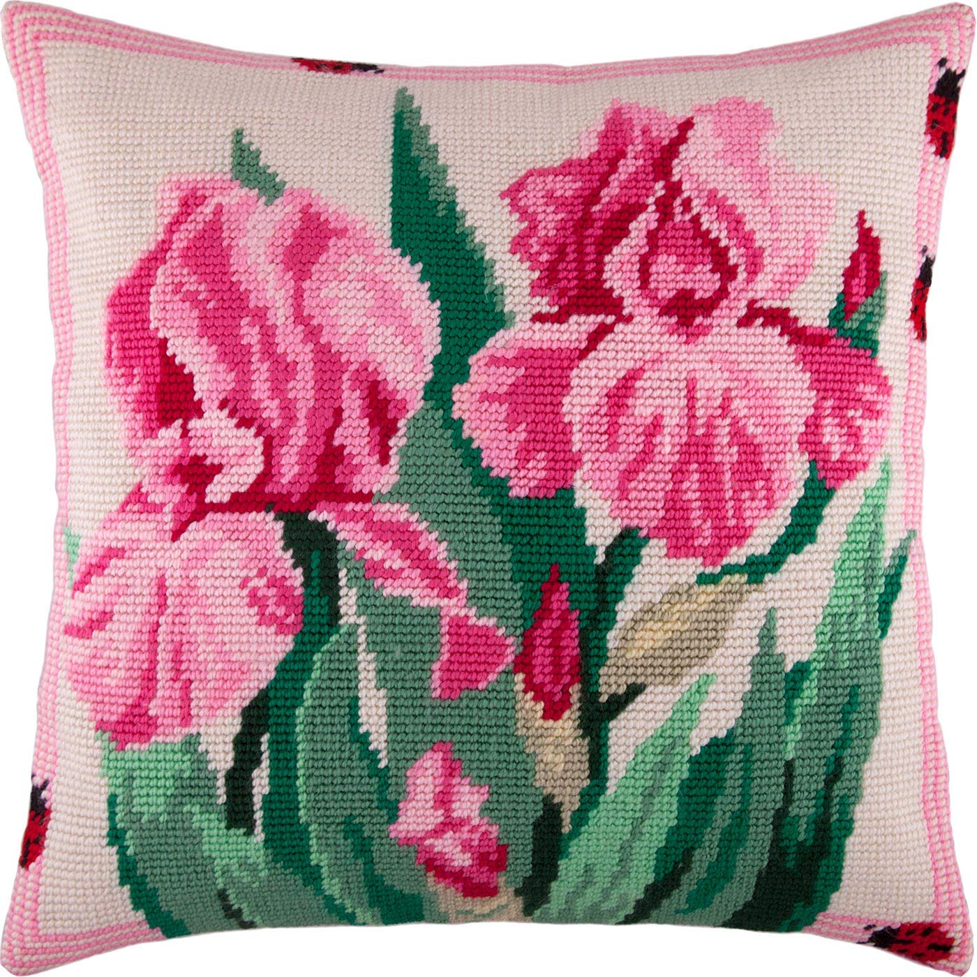Kit de broderie pour tapis et tapisserie sur toile imprimée pour adultes - Kit de décoration d'intérieur