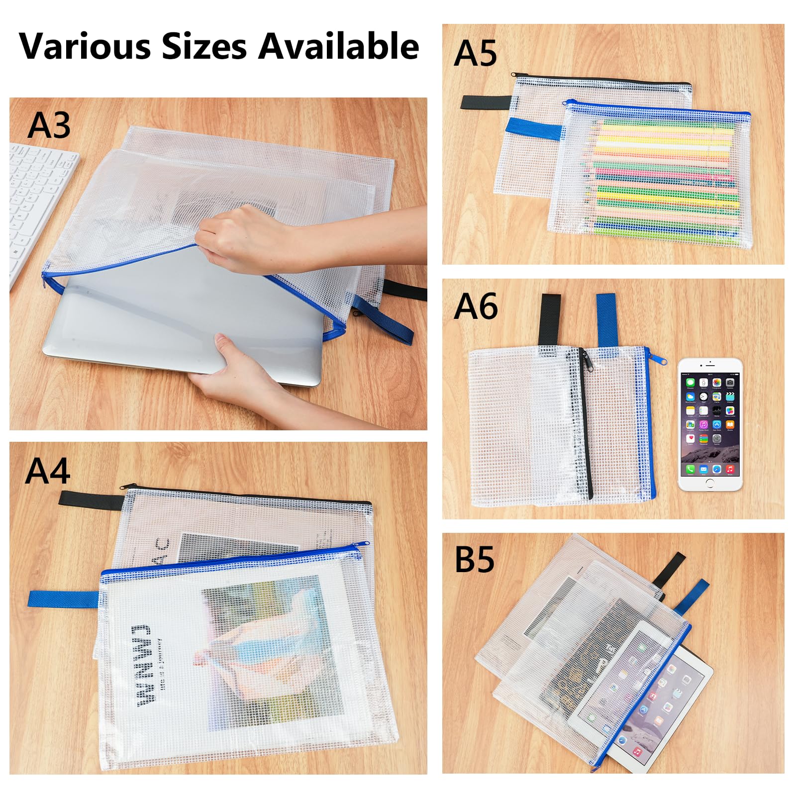 Bolsas Impermeables Documentos Bolsa Para Documentos A4 Impermeable Con Cremallera Carpeta Carpeta Cremallera A4