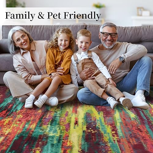 Vista 13 de Fashionwu Alfombra de interior de 2 x 6 pies, lavable, antideslizante, perfecta para pasillo, entrada, sala de estar, comedor, dormitorio, oficina