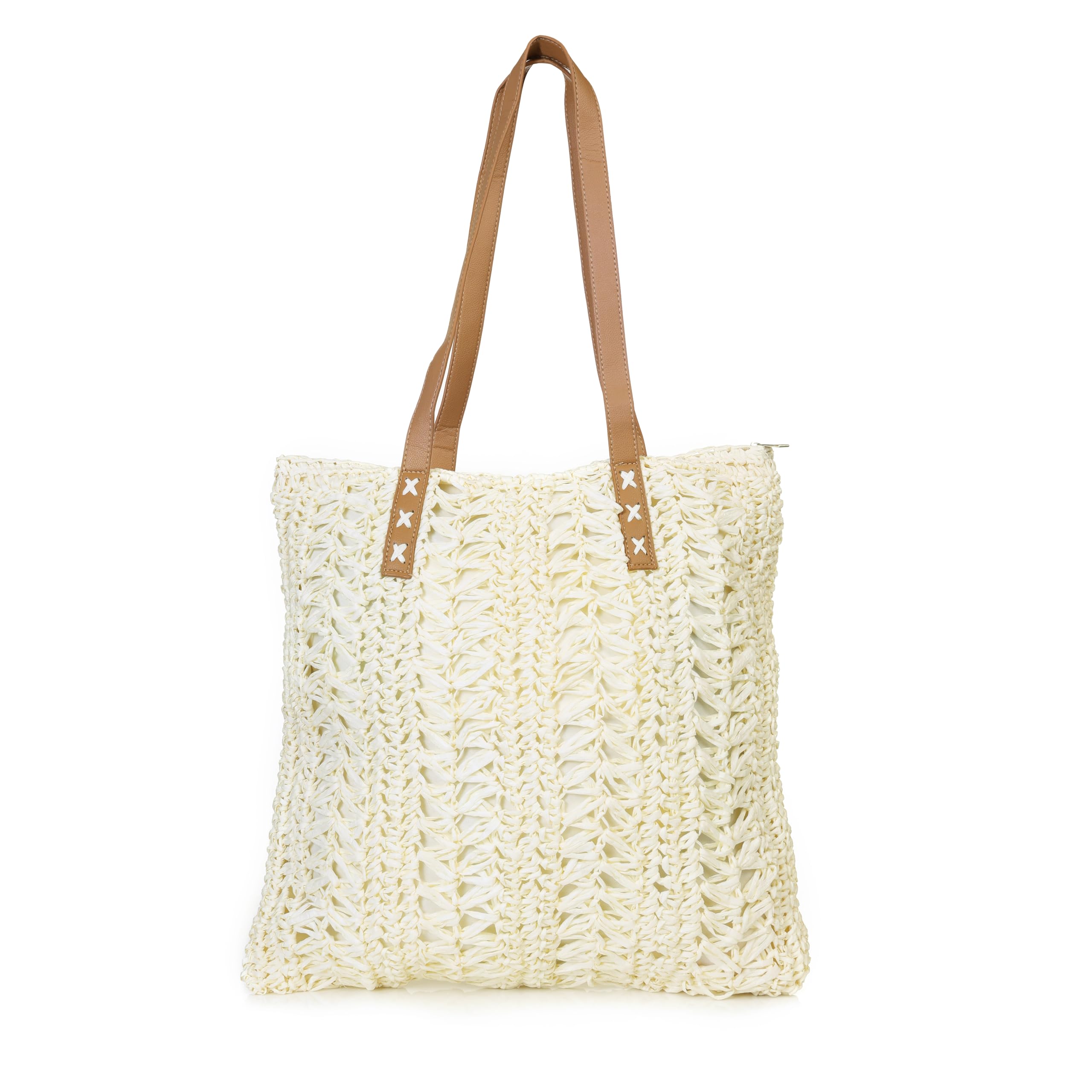 See full amazon price history chart for HEER Handmade Crochet Tote Bag for Women (White) - Woven Shoulder Bag for Beach, Shopping, and Casual Summer Use HEER Handmade Crochet Tote Bag for Women (White) - Woven Shoulder Bag for Beach, Shopping, and Casual Summer Use (B0D1FWBT5M) Amazon Price History, Amazon Price Tracker