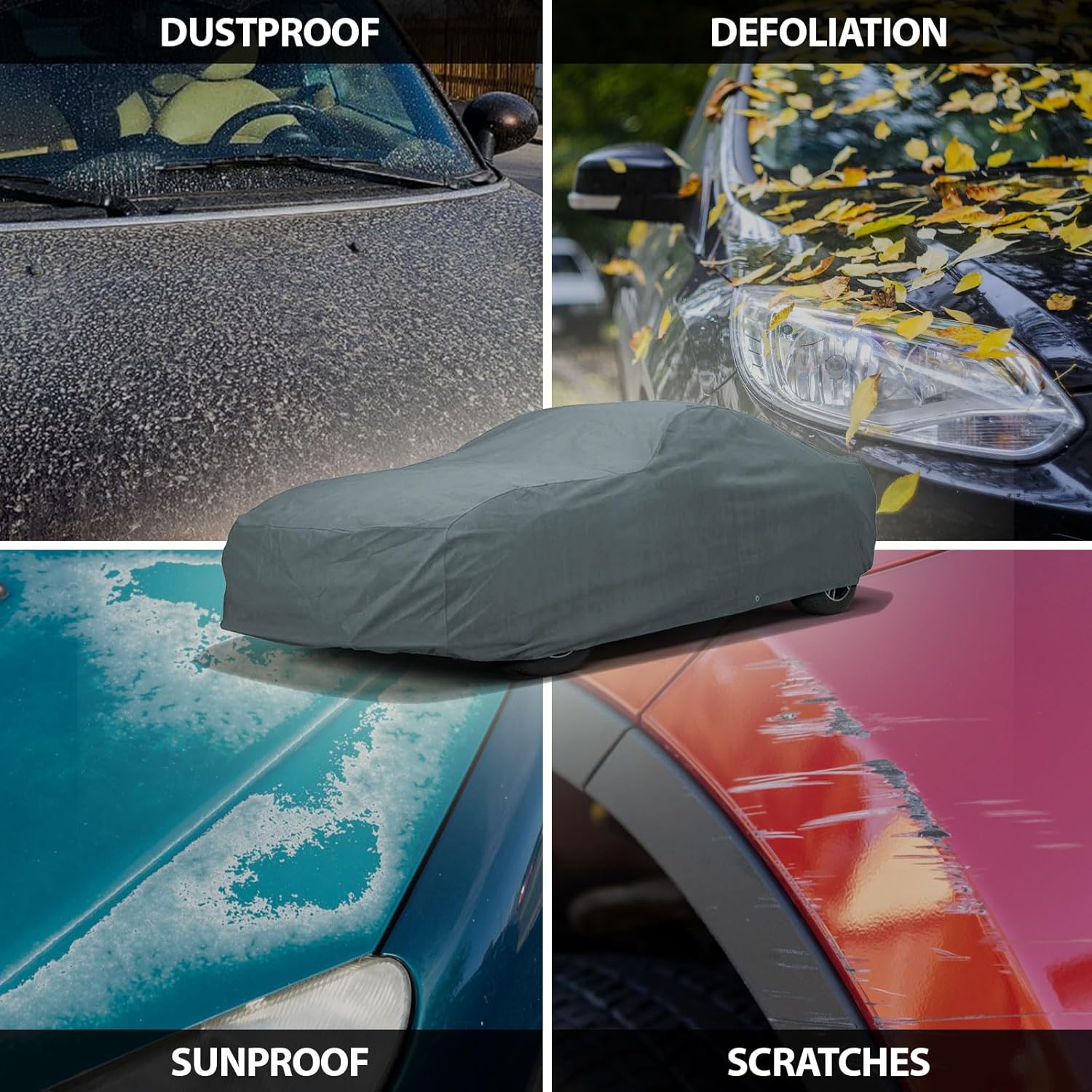 5 Layer Car Cover for Mercedes-Benz Maybach S580 S680 4MATIC 2021-2025 Sedan 4-Door, Semi Custom Fit Full Coverage Pollution, Dust, Sun, Snow, Rain, All Weather Protection, Breathable