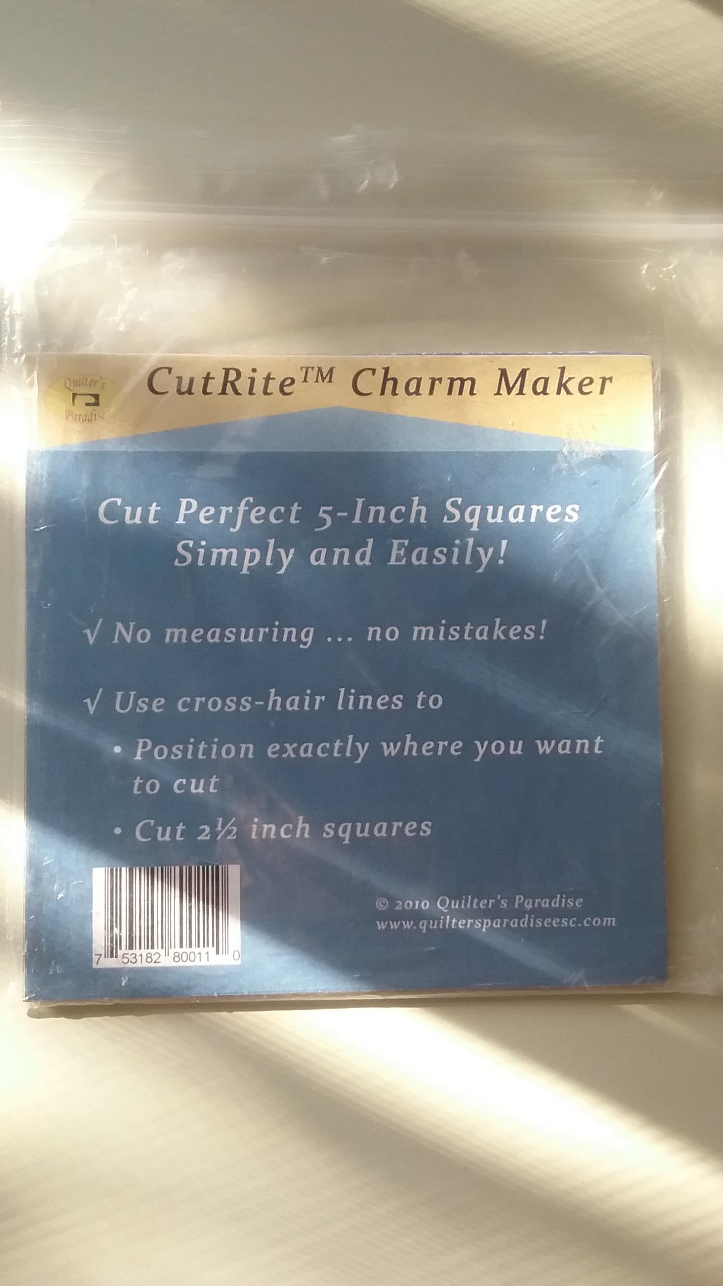 Quilters Paradise CutRite Charm Maker