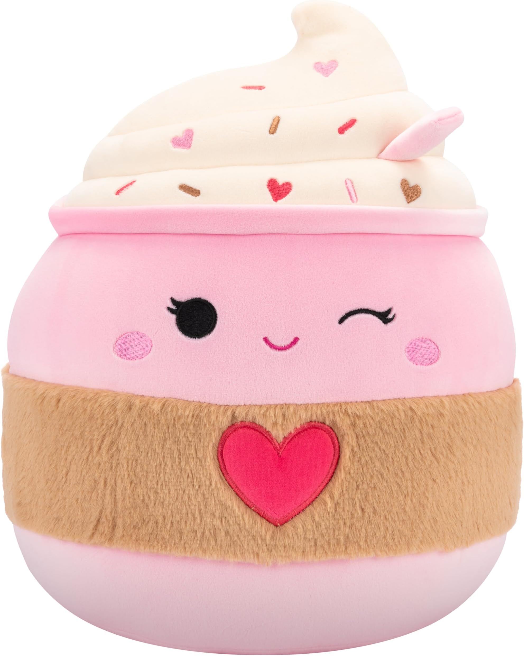 Squishmallows Original 14in Jenny The Pink Latte – Official Jazwares Plush (Large)