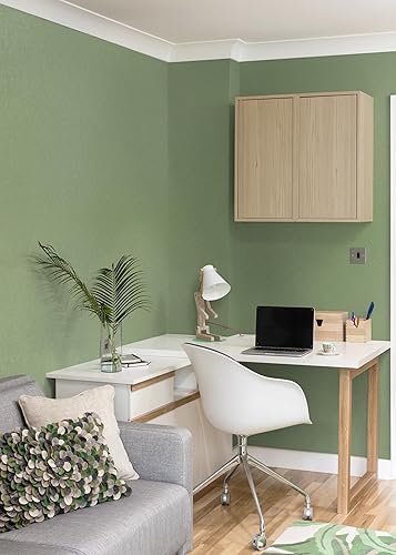 Miniatura 5 de GloryTik Papel tapiz rosa con textura de seda rosa sucio, 17.3 x 118 pulgadas, autoadhesivo, extraíble, papel tapiz grueso para paredes de