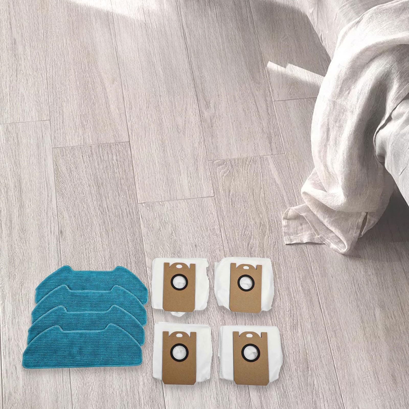Kit Panni E Sacchetti Per Redkey R10 – 4 Panni In Microfibra + 4 Sacchetti Antipolvere, Aderenti E Sigillati, Facili Da Montare