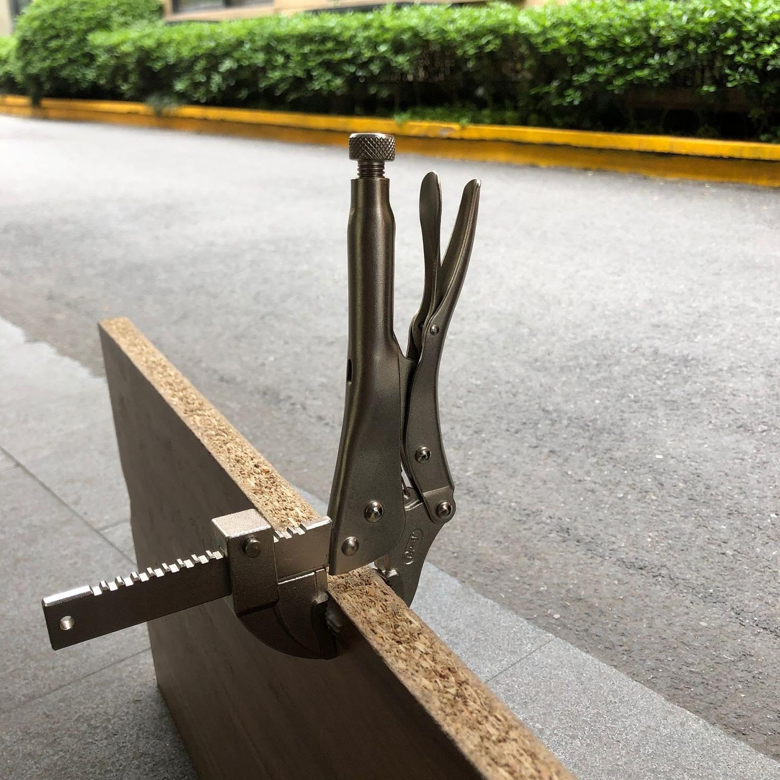 Pinze a in acciaio al carbonio con bloccaggio automatico | Morsetto per la lavorazione del legno per saldatura raccordi per tubi di riparazione auto officina domestica