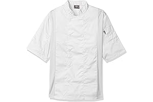 Men's Chef Coat with Breathable Side Vents