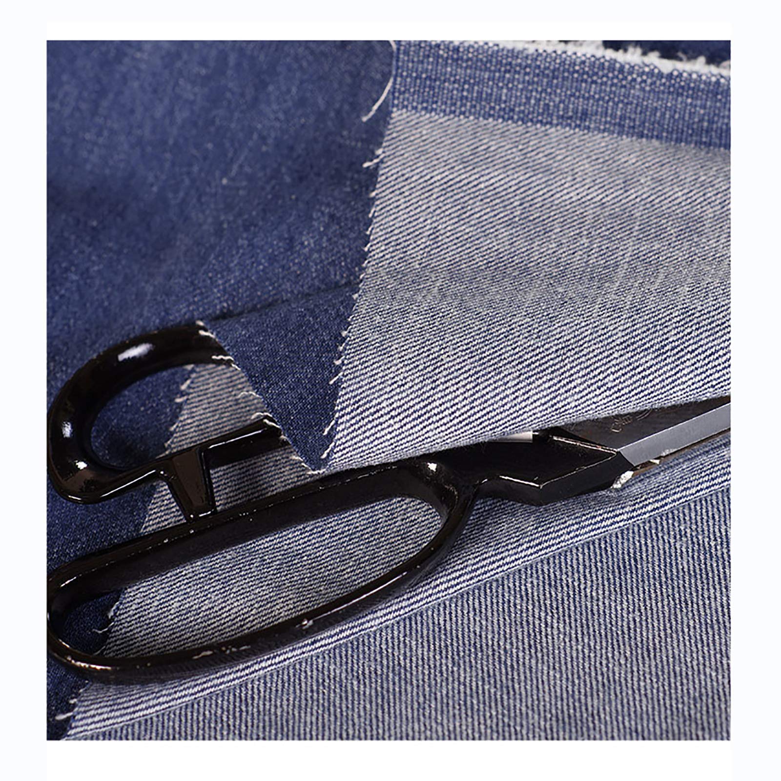 Dżinsowa tkanina niebieska, bawełna twill, tekstylia domowe, materiał "zrób to sam" do dżinsów, sukienek, T-shirtów i dekoracji