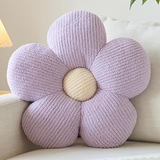 Flower Pillow, Decorative Throw Pillow for Couch, Cute Decor Pillows for...