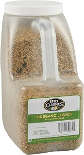 Spice Classics Oregano Leaves 1.75 lb Bulk Dried Oregano for Chefs - Robust Flavor for Pizza, Pasta, Sauces & Marinades